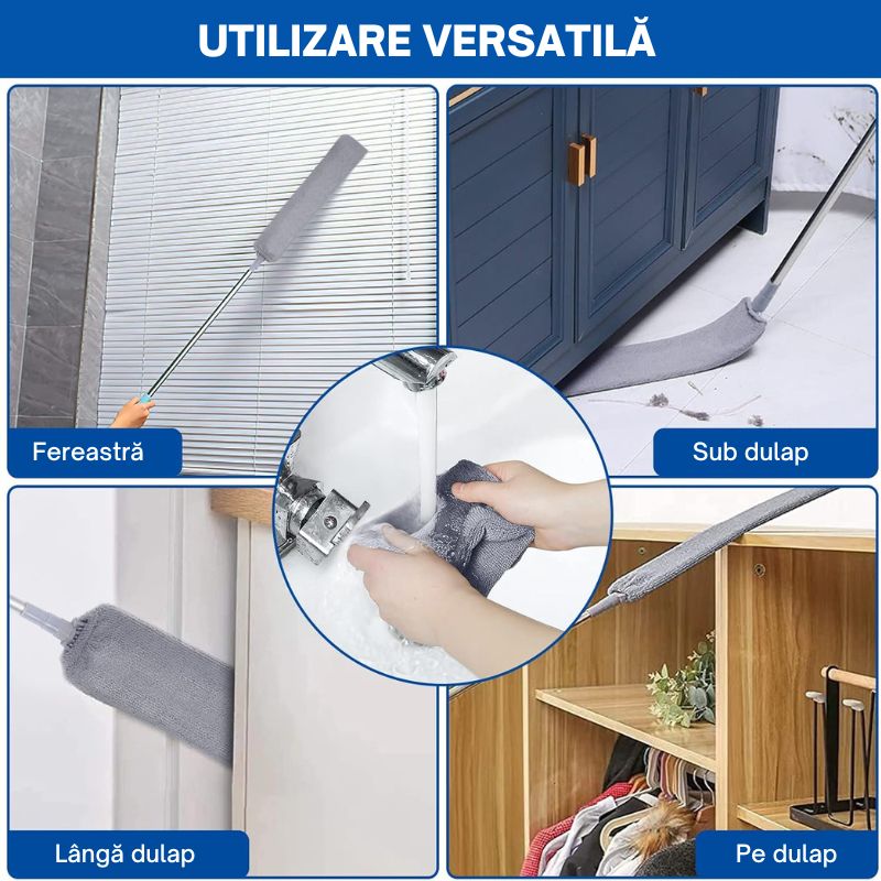 Mop telescopic flexibil